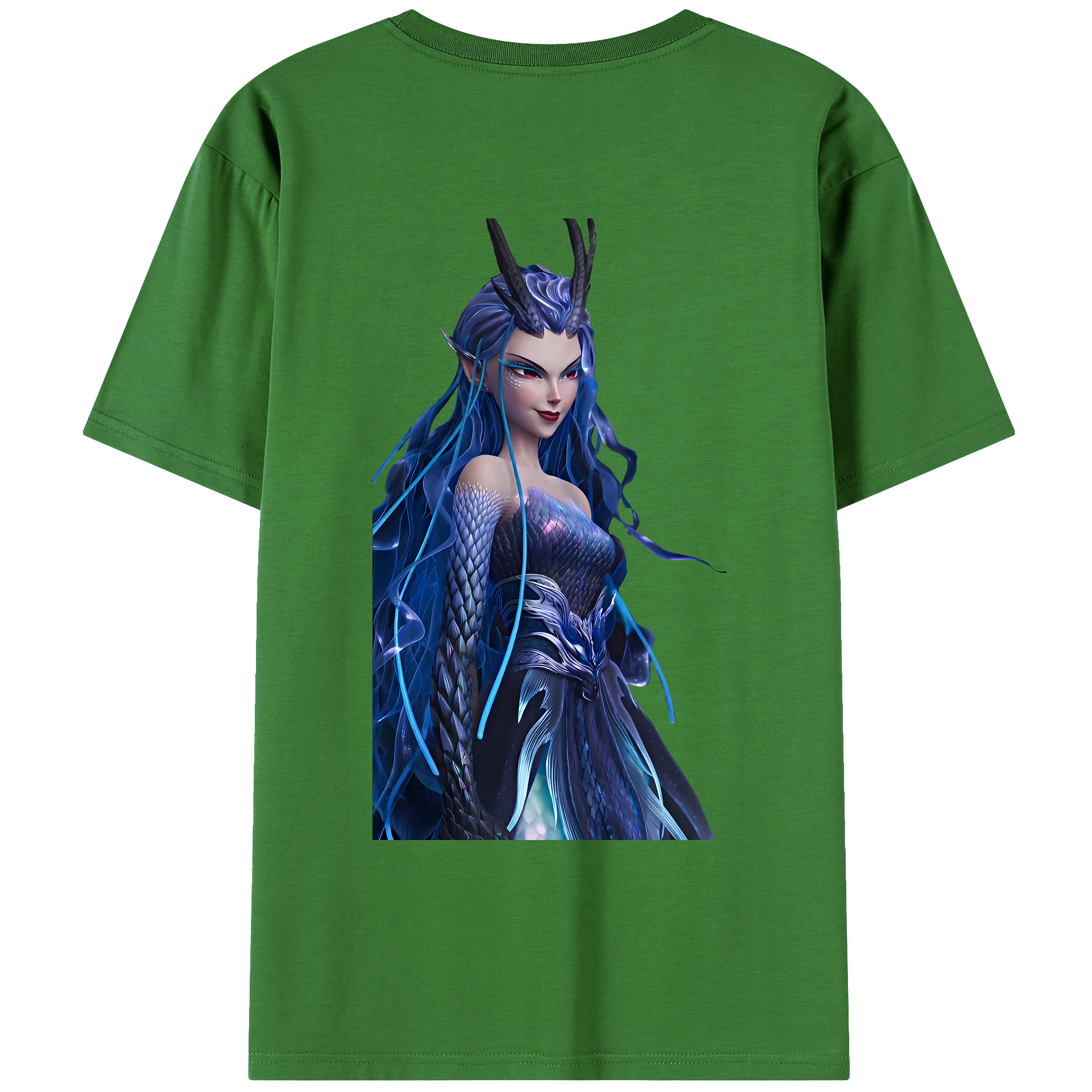 （画像用） Ne Zha 2 ナタ 魔童の大暴れ レディース半袖Tシャツ(バックプリント)